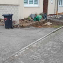 Parkplatz schottern