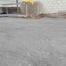 Parkplatz schottern